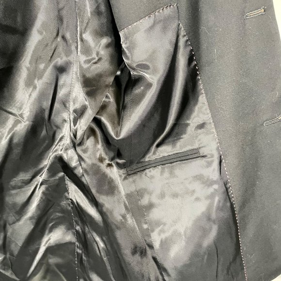 Pronto Uomo grey 2 button blazer suit jacket men’s 38 long - Picture 8 of 14